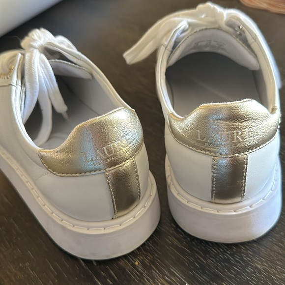 Ralph Lauren leather white sneaker’s. - Picture 4 of 4